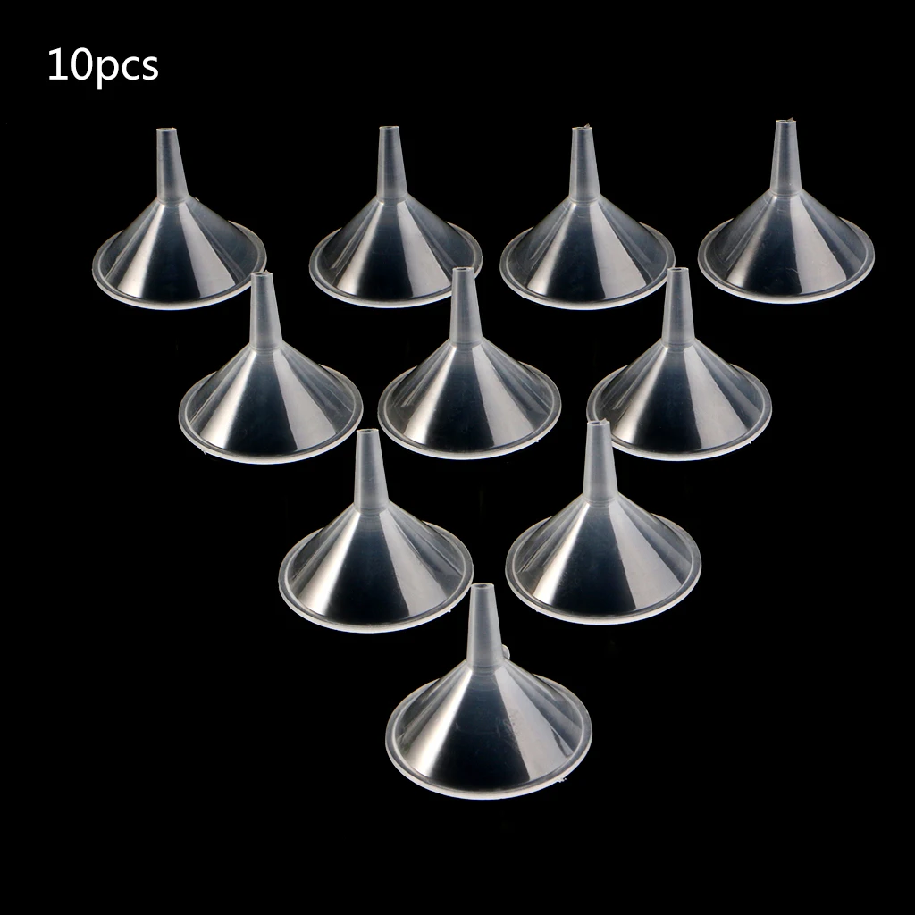 10Pcs Plastic Small Funnels For Perfume Liquid Essential Oil Filling Empty Bottle Packing Tool
10Pcs Plastic Small Funnels For Perfume Liquid Essential Oil Filling Empty Bottle Packing Tool