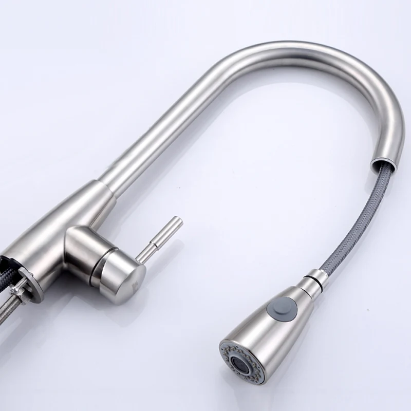Newly Kitchen Faucet Pull-Down Sprayer Head Noise Reduction 2 Modes Single Hole Mixer Tap MK
Newly Kitchen Faucet Pull-Down Sprayer Head Noise Reduction 2 Modes Single Hole Mixer Tap MK