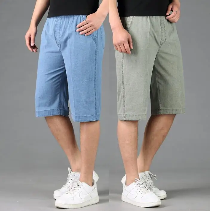 Male summer casual short men capris fluid solid color beach shorts plus size breathable elastic breeched masculino short homme
Male summer casual short men capris fluid solid color beach shorts plus size breathable elastic breeched masculino short homme