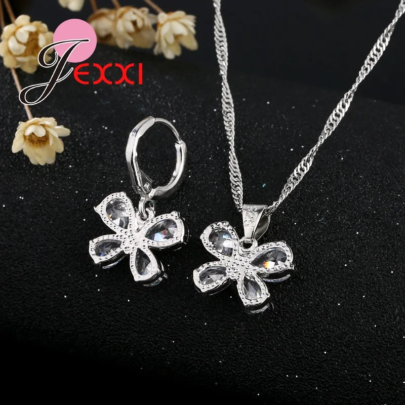 Cubic Zircon Crystal Butterfly Jewelry Set Silver Color for Women Party Pendant Necklace & Earrings Set Jewelry Set
Cubic Zircon Crystal Butterfly Jewelry Set Silver Color for Women Party Pendant Necklace & Earrings Set Jewelry Set