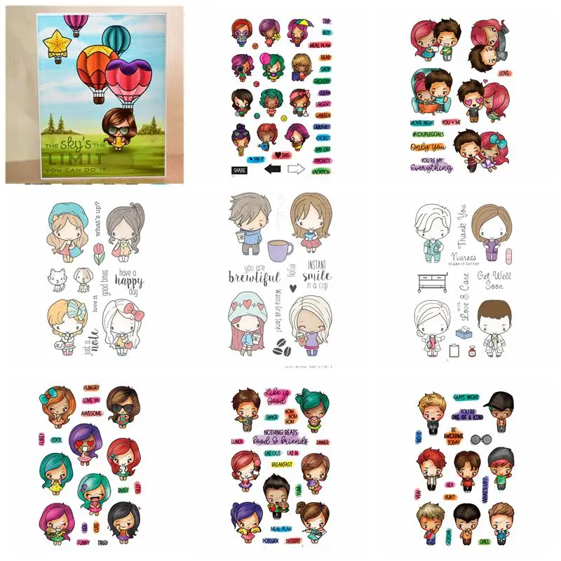 Girls Boys Transparent Clear Silicone Stamp/Seals For DIY Scrapbooking/Valentine Album Decorative Card Making Clear Stamp 2019
Girls Boys Transparent Clear Silicone Stamp/Seals For DIY Scrapbooking/Valentine Album Decorative Card Making Clear Stamp 2019
