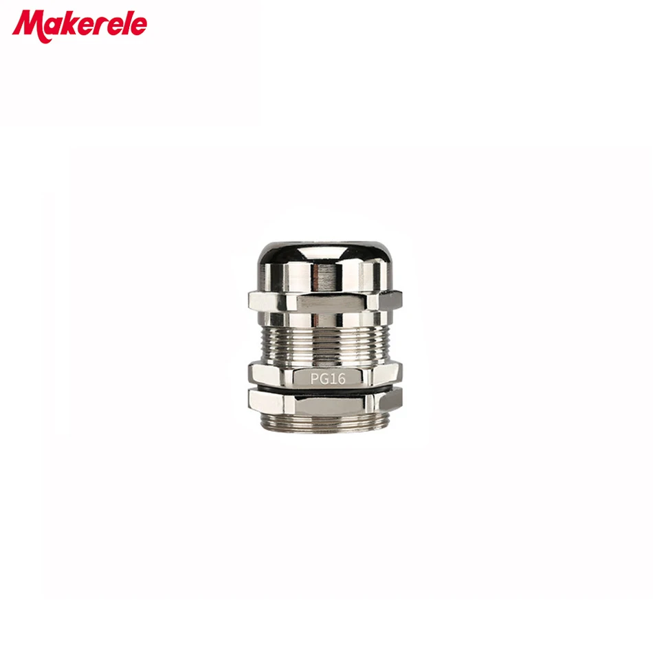 cable connector Nickel Brass Metal 10pcs/lots PG16 Waterproof Joints IP68 for 10-14mm cable
cable connector Nickel Brass Metal 10pcs/lots PG16 Waterproof Joints IP68 for 10-14mm cable