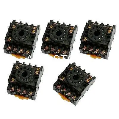 5pcs New DIN Rail Mounting Relay Socket PF113A 11-pin octal base for JTX-3C MK3P JQX-10F-3Z DH48S-11
5pcs New DIN Rail Mounting Relay Socket PF113A 11-pin octal base for JTX-3C MK3P JQX-10F-3Z DH48S-11