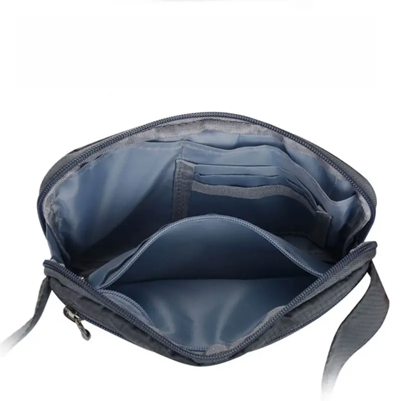 Men Nylon Belt Bum Waist Phone Pouch Fanny Pack Crossbody Shoulder Sport Zip Bag