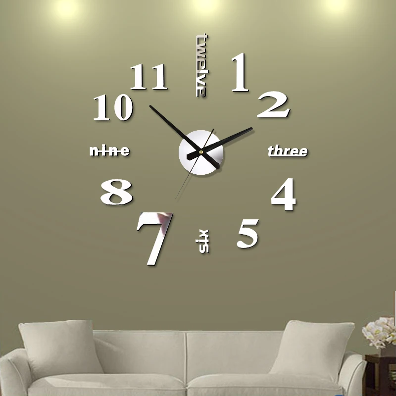 Акриловые настенные часы лучший домашний декор сделай сам уникальные наклейки с