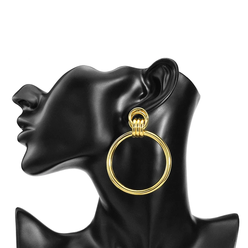 Big Rose Gold Drop Geometric Round Dangle Earrings For Women Fashion Circle Female Wedding Party Jewelry Accessories Gifts 2019
Big Rose Gold Drop Geometric Round Dangle Earrings For Women Fashion Circle Female Wedding Party Jewelry Accessories Gifts 2019