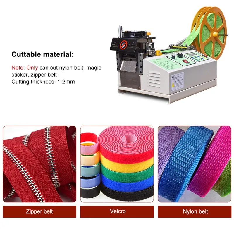 XL-988 Automatic Hot and Cold Cutting Machine Cloth Belt Tape Cutting Magic Adhesive Tape Zipper Webbing Machine Elastic Cutting
XL-988 Automatic Hot and Cold Cutting Machine Cloth Belt Tape Cutting Magic Adhesive Tape Zipper Webbing Machine Elastic Cutting