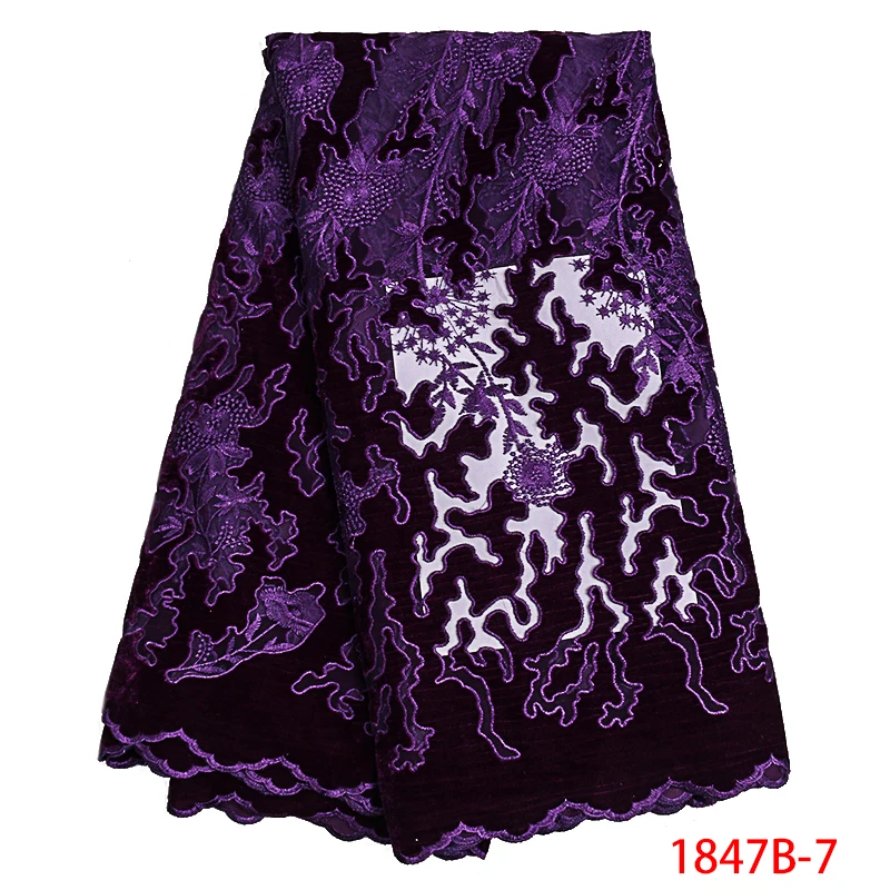 Purple Color African Lace Fabric 2019 High Quality Velvet Lace Fabric French Tulle Mesh Lace Fabric for Party Dress APW1847B-1
Purple Color African Lace Fabric 2019 High Quality Velvet Lace Fabric French Tulle Mesh Lace Fabric for Party Dress APW1847B-1