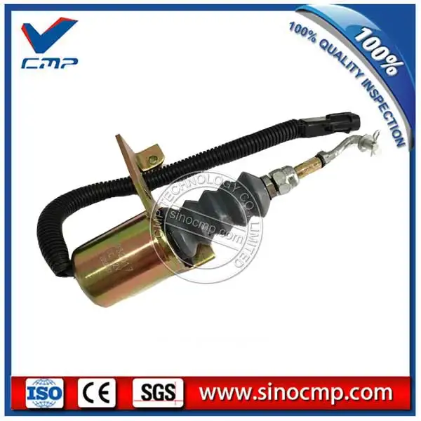 12V excavator fuel stop solenoid SA-3742-12, shutoff solenoid 3932017, shut down solenoid
12V excavator fuel stop solenoid SA-3742-12, shutoff solenoid 3932017, shut down solenoid