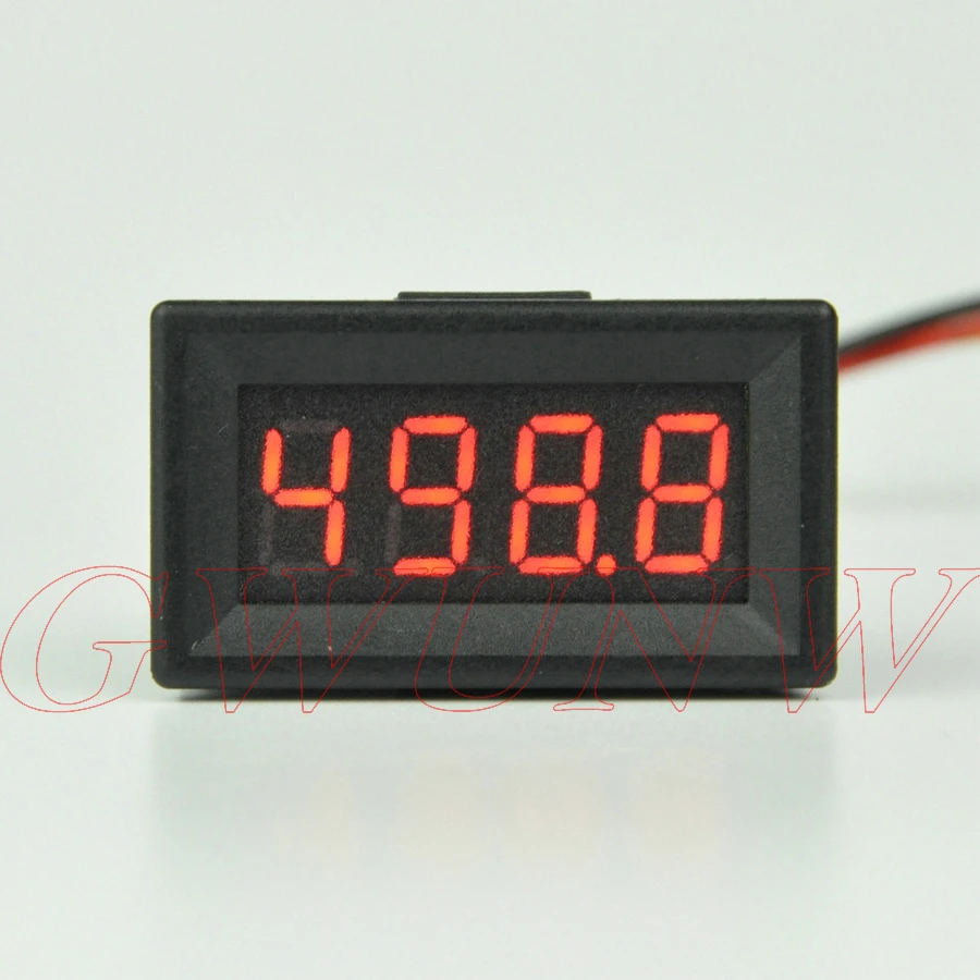 GWUNW BY436VK1 DC 0 500 в (500 В) 4 битный 36 дюймовый цифровой вольтметр панельный измеритель