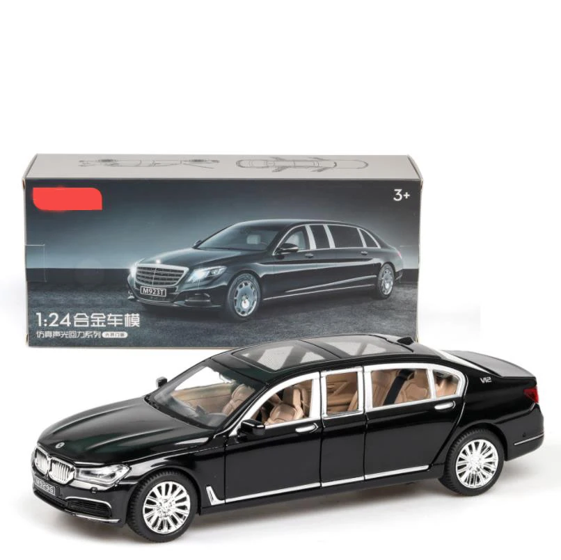 1/24 Diecasts & Toy Vehicles 760LI Car Model Sound&Light Collection Car Toys For Boy Children Gift brinquedos
1/24 Diecasts & Toy Vehicles 760LI Car Model Sound&Light Collection Car Toys For Boy Children Gift brinquedos