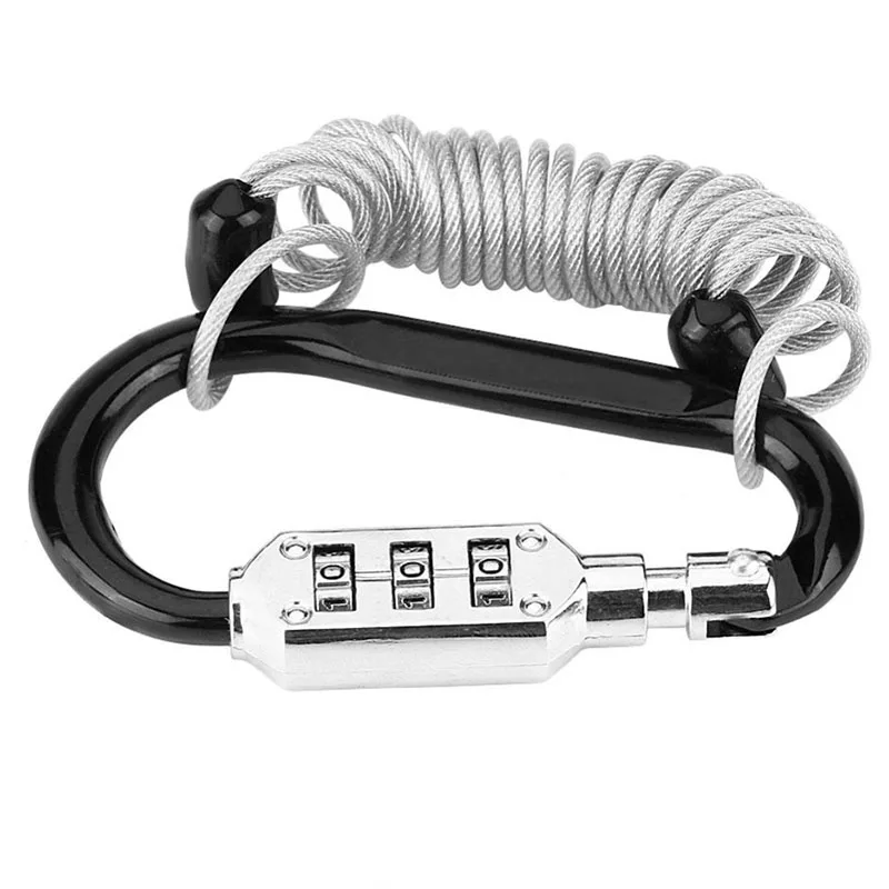 Anti Theft велосипед мотоциклетный шлем замок W/сбрасываемый код PIN Весна Комбинации