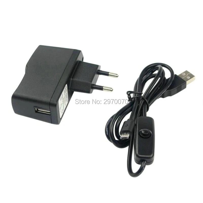 5 В 2.5A 2500mA USB + Micro переключатель на от кабеля стены Зарядное устройство Адаптеры