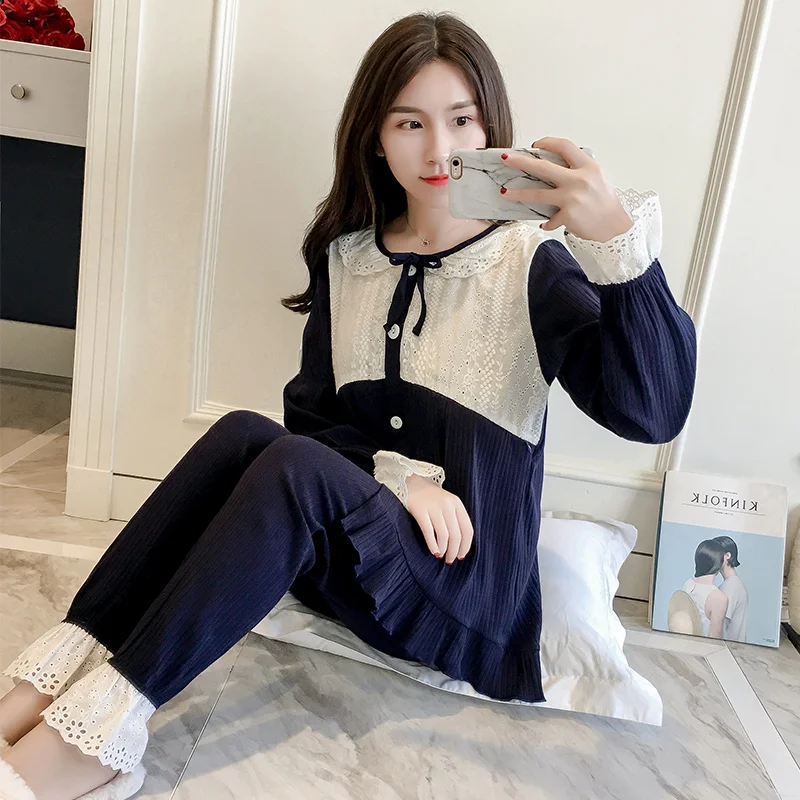 Maternity Cotton Pajamas Set Postpartum Mother Cardigan+Trousers Spring Autumn Pregnant Women Nursing Clothings Sleepwear
Maternity Cotton Pajamas Set Postpartum Mother Cardigan+Trousers Spring Autumn Pregnant Women Nursing Clothings Sleepwear