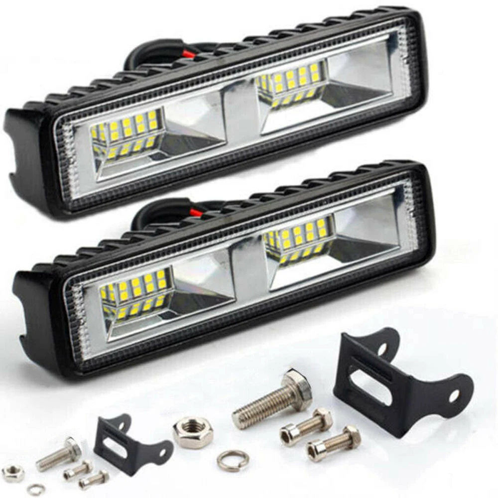 2pcs Hot 48W 16LED Work Light Spot Beam Bar Car SUV Off-Road Driving Fog Lamp 6000K Car Headlight Bulbs wholesale Drop Shipping
2pcs Hot 48W 16LED Work Light Spot Beam Bar Car SUV Off-Road Driving Fog Lamp 6000K Car Headlight Bulbs wholesale Drop Shipping