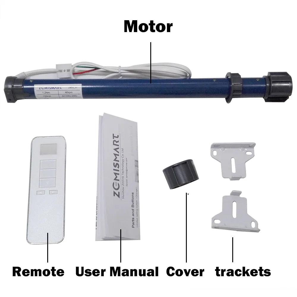 Zemismart 25mm Smart Roller Shade Motor for 38mm Tube RF Electric Roller Shutter Blind Engine Work with Broadlink
Zemismart 25mm Smart Roller Shade Motor for 38mm Tube RF Electric Roller Shutter Blind Engine Work with Broadlink