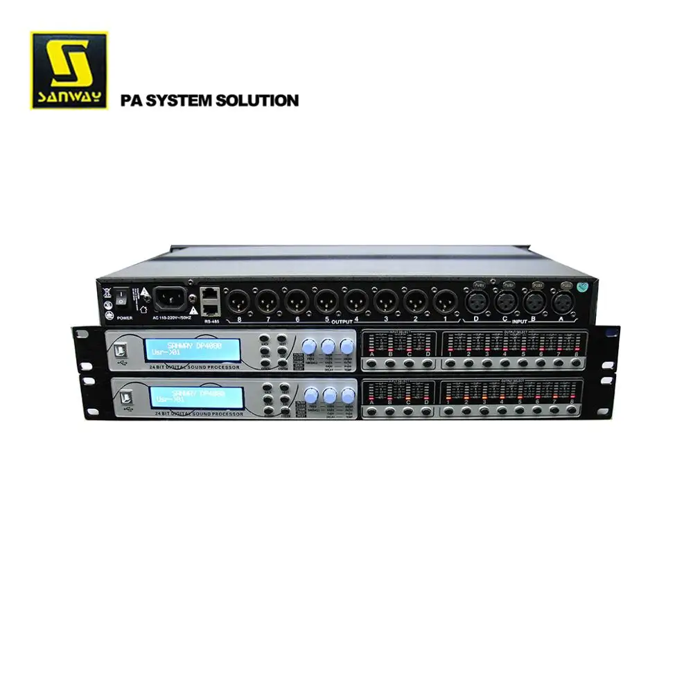 Система управления динамиками DP4080 4 входа 8 выходов цифровой