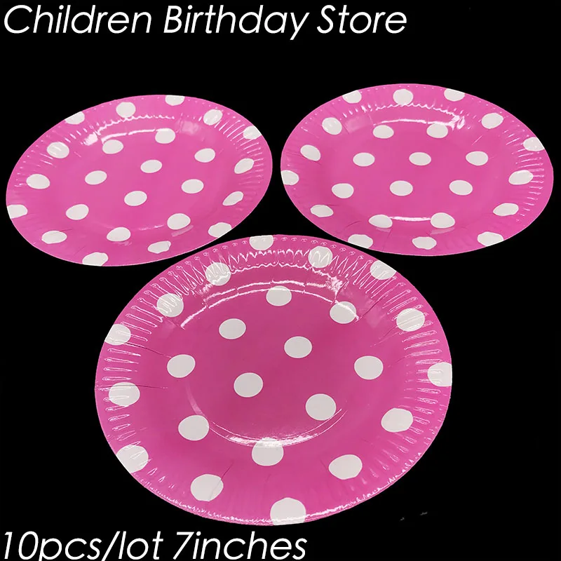 10pcs/lot pink dots theme disposable plates polka dots theme birthday party decorations pink dots paper plates
10pcs/lot pink dots theme disposable plates polka dots theme birthday party decorations pink dots paper plates