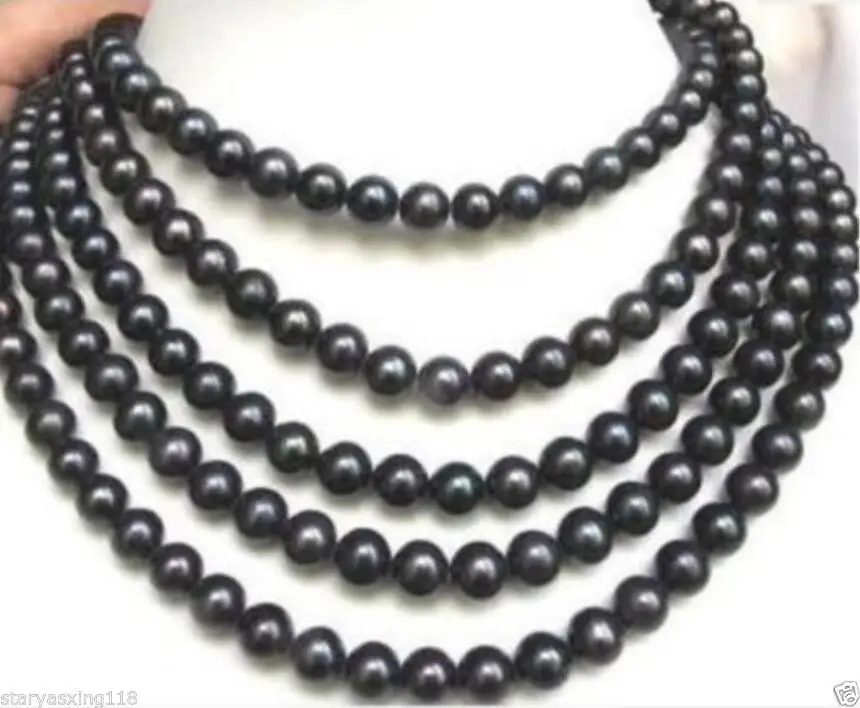 Hot selling free shipping*******Long 7-8MM BLACK AKOYA Cultured PEARL NECKLACE 80"
Hot selling free shipping*******Long 7-8MM BLACK AKOYA Cultured PEARL NECKLACE 80"