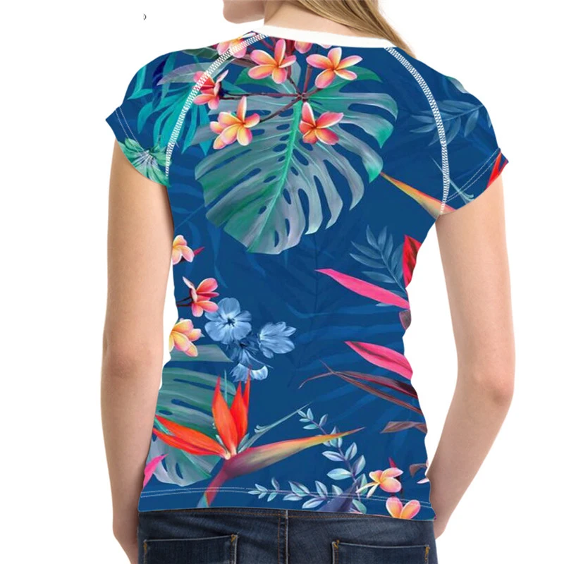 NoisyDesigns Summer Woman Tee Shirts Casual Flower Printed Short Sleeve TShirt Girl Ladies Breathable O Nech Tops Tshirts Female
NoisyDesigns Summer Woman Tee Shirts Casual Flower Printed Short Sleeve TShirt Girl Ladies Breathable O Nech Tops Tshirts Female