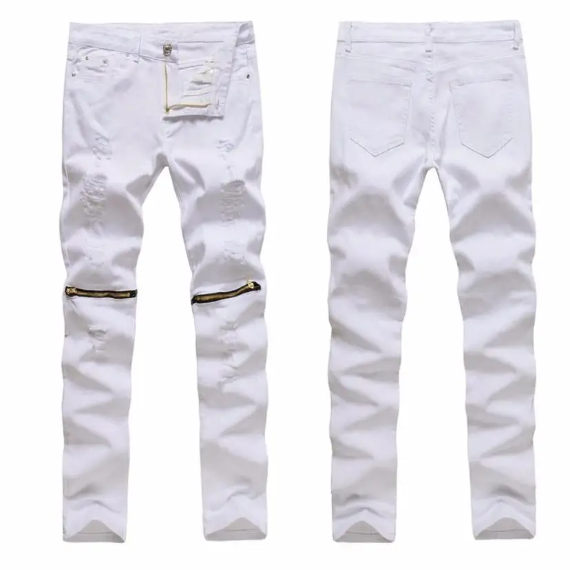Brand Men Pants Stretchy Ripped Skinny Biker Cotton Solid Destroyed Taped Slim Fit Denim Pants Pop Sale # AA
Brand Men Pants Stretchy Ripped Skinny Biker Cotton Solid Destroyed Taped Slim Fit Denim Pants Pop Sale # AA