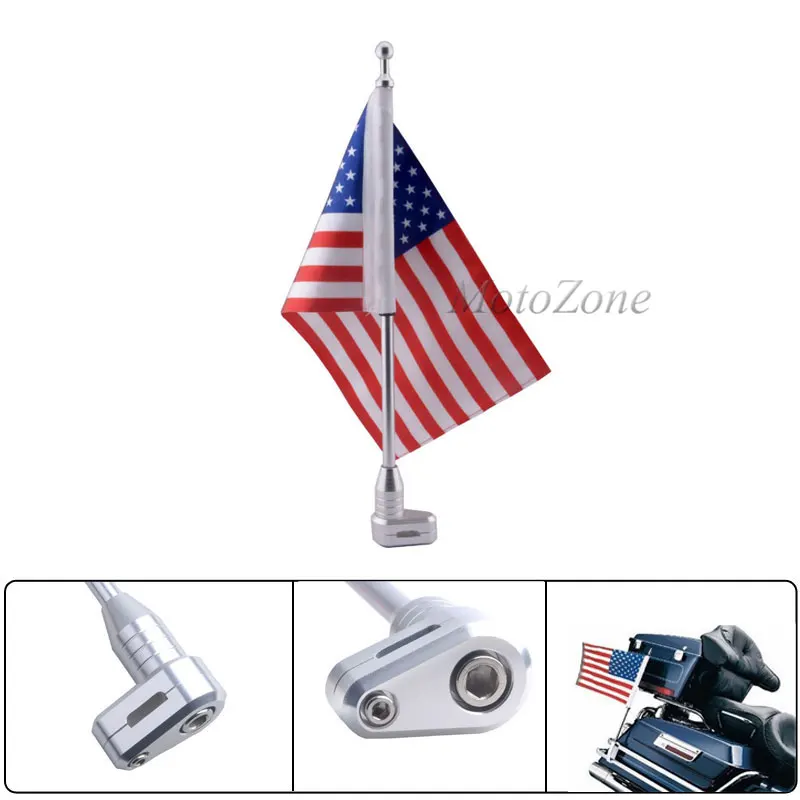 Motorcycle Accessories Flag Pole Luggage Rack Vertical American For Honda GoldWing GL1800 GL1500 2001-2011
Motorcycle Accessories Flag Pole Luggage Rack Vertical American For Honda GoldWing GL1800 GL1500 2001-2011