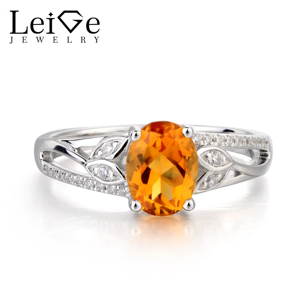 Leige Jewelry Real Natural Citrine Ring Engagement Ring Oval Cut Yellow Gemstone 925 Sterling Silver Romantic Gifts for Women
Leige Jewelry Real Natural Citrine Ring Engagement Ring Oval Cut Yellow Gemstone 925 Sterling Silver Romantic Gifts for Women