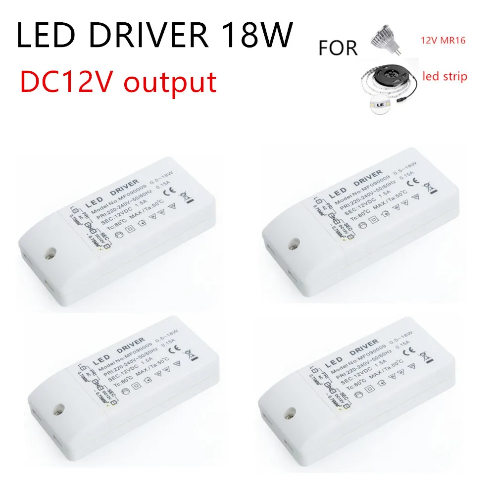 led driver transformer 18w led driver 30w 50w dc 12V output 1A Power Adapter Power supply for led lamp led strip downlight
led driver transformer 18w led driver 30w 50w dc 12V output 1A Power Adapter Power supply for led lamp led strip downlight