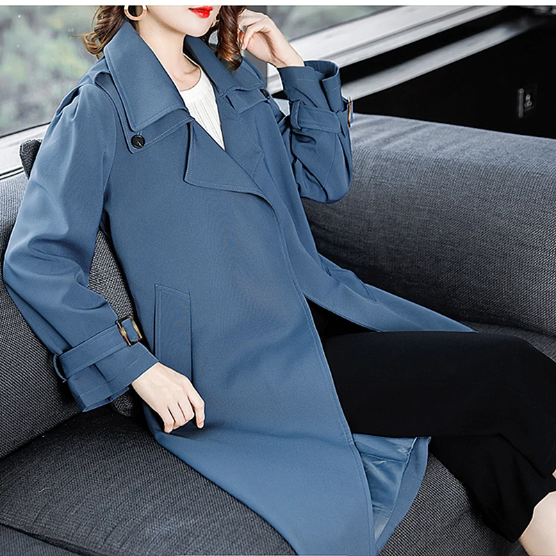 Windbreaker Women Long Section 2019 Spring New Fashion Long-Sleeved Slim Female Jacket Comfortable Breathable Women Clothing
Windbreaker Women Long Section 2019 Spring New Fashion Long-Sleeved Slim Female Jacket Comfortable Breathable Women Clothing