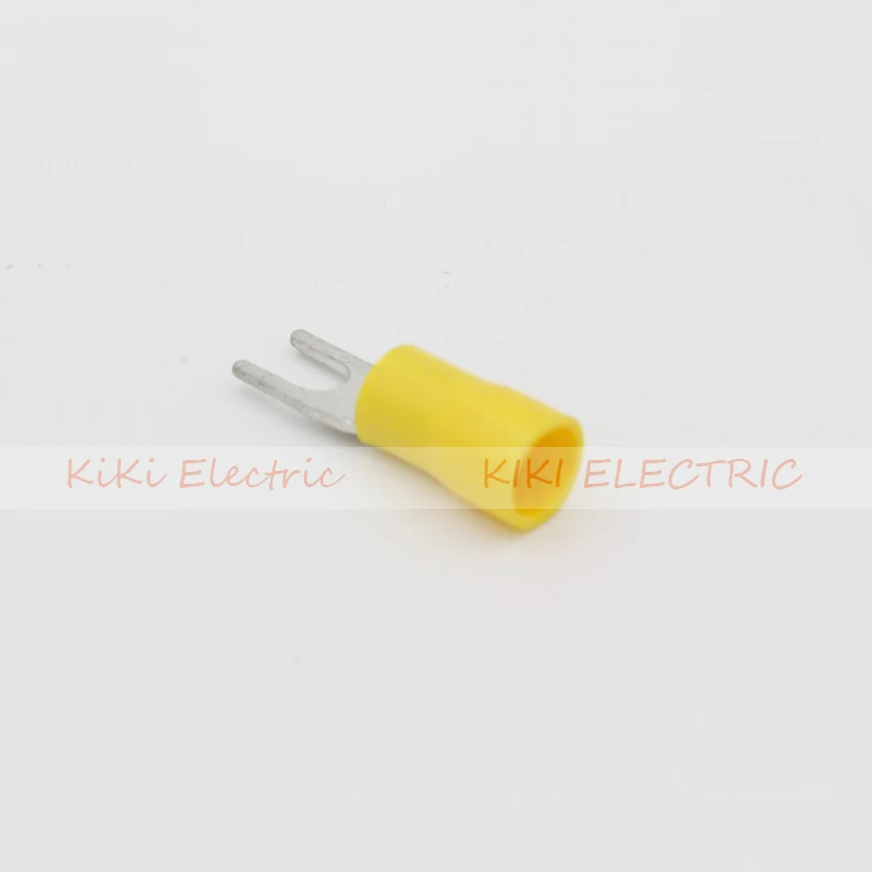 500pcs/lot SV5.5-6 Yellow Insulated Spade Terminal,Copper cold-press terminals 1.0mm thickness Cable Connector/Wire Connector
500pcs/lot SV5.5-6 Yellow Insulated Spade Terminal,Copper cold-press terminals 1.0mm thickness Cable Connector/Wire Connector
