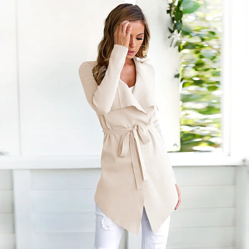 Vogue Nice Autumn Winter Coat Women V Neck Lace Up Slim Long Outwear Coats Female Jaqueta Feminina Long Sleeve Top Jackets
Vogue Nice Autumn Winter Coat Women V Neck Lace Up Slim Long Outwear Coats Female Jaqueta Feminina Long Sleeve Top Jackets