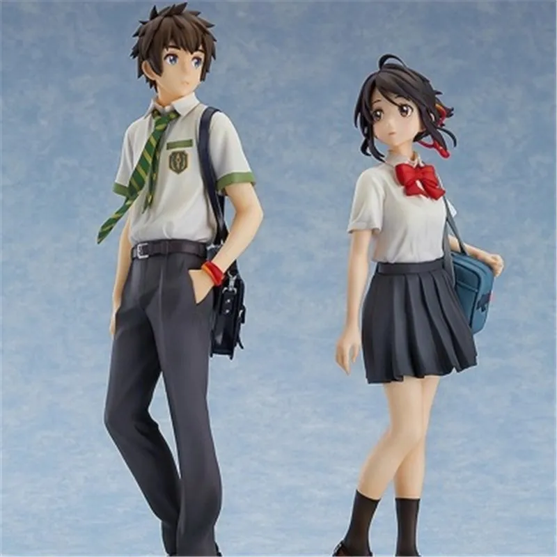 Anime Movie Your Name PVC Action Figure Model Toys Anime Cartoon Tachibana Taki Miyamizu Mitsuha Figure Dolls 22cm
Anime Movie Your Name PVC Action Figure Model Toys Anime Cartoon Tachibana Taki Miyamizu Mitsuha Figure Dolls 22cm