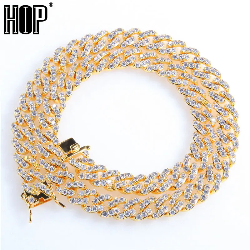 Hip Hop 10MM Bling Iced Out Cubic Zirconia Bracelet Necklace AAA CZ Stone Tennis Cuban Chain Bracelets For Men Women Jewelry
Hip Hop 10MM Bling Iced Out Cubic Zirconia Bracelet Necklace AAA CZ Stone Tennis Cuban Chain Bracelets For Men Women Jewelry