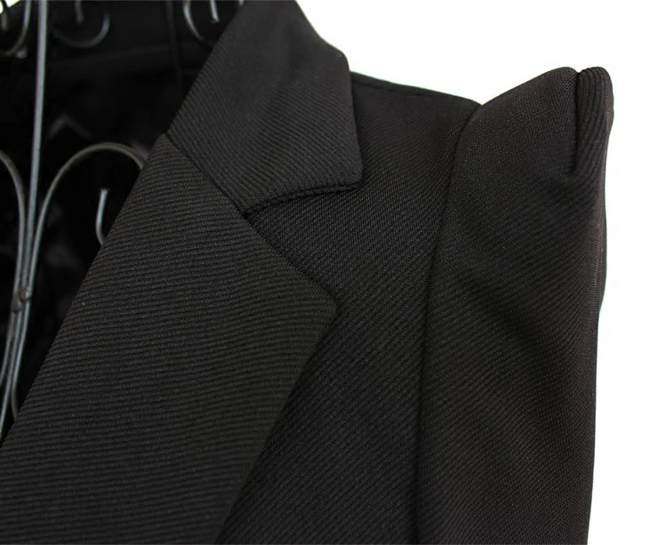 Black Women Blazers And Jackets 2020 New Spring Autumn Fashion Single Button Blazer Femenino Ladies Blazer Female
Black Women Blazers And Jackets 2020 New Spring Autumn Fashion Single Button Blazer Femenino Ladies Blazer Female