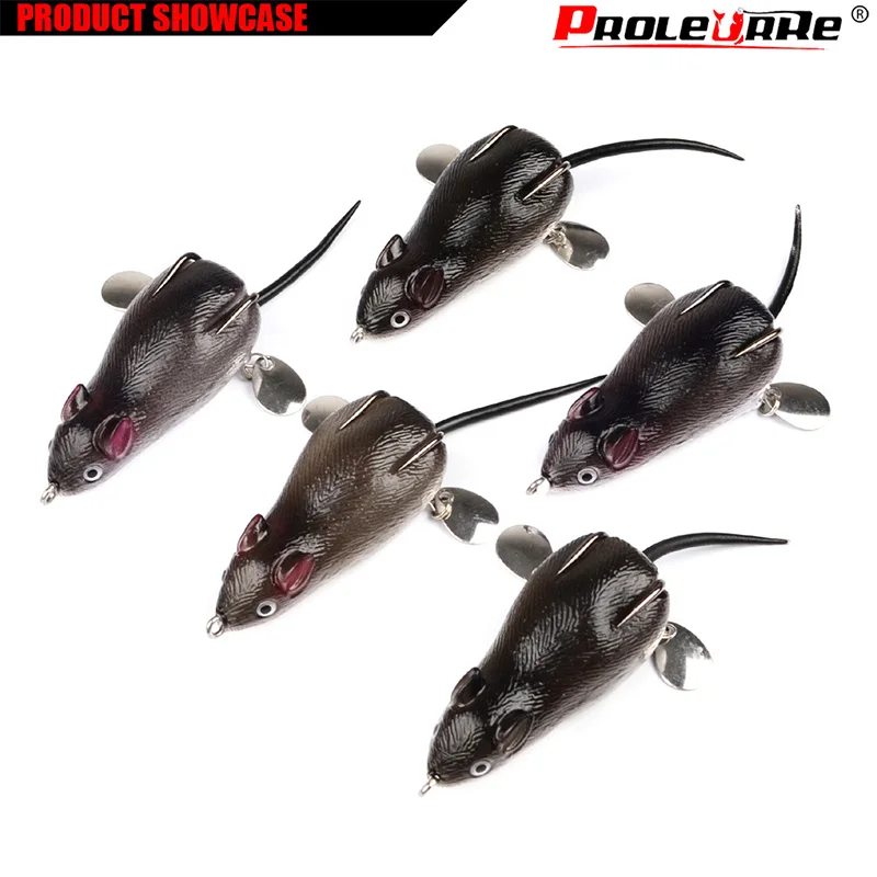 1Pcs 360 degree rotating spoon Soft Mouse Bait Bells Sound 7cm 17.5g fishing lure Frog Silicon Artificial Set Sea Swim Bait
1Pcs 360 degree rotating spoon Soft Mouse Bait Bells Sound 7cm 17.5g fishing lure Frog Silicon Artificial Set Sea Swim Bait