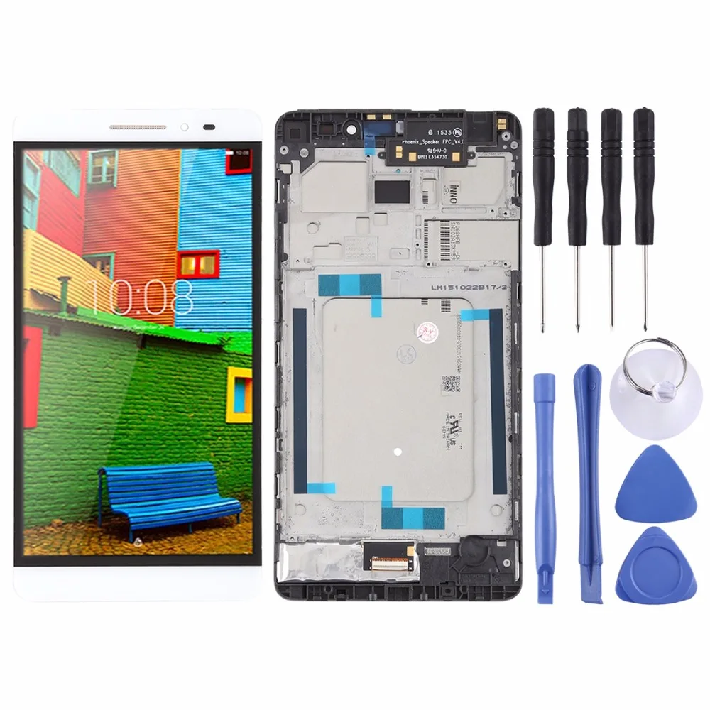 Новый ЖК-экран и цифровой преобразователь в сборе с рамкой для Lenovo PHAB Plus PB1-770 PB1-770N