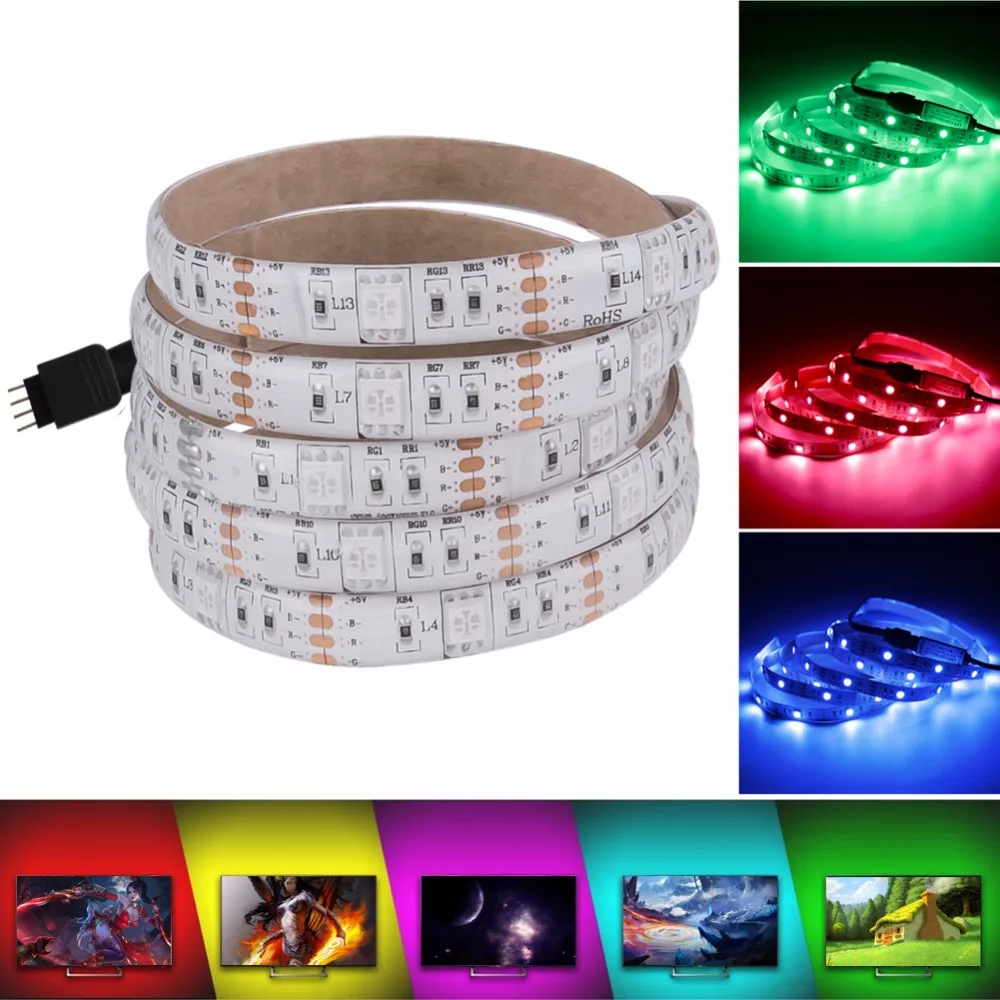 DC 5V USB Светодиодная лента Гибкая светильник вая лента 5050 RGB 50 см 1 м 2 м 3 м Mini 3Key 17Key RF ИК-пульт дистанционного управления для ТВ фосветильник ing ...
DC 5V USB Светодиодная лента Гибкая светильник вая лента 5050 RGB 50 см 1 м 2 м 3 м Mini 3Key 17Key RF ИК-пульт дистанционного управления для ТВ фосветильник ing ...