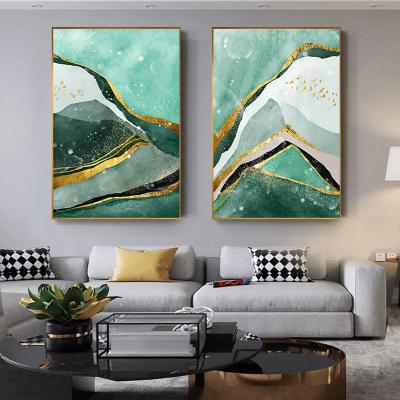 Nordic Green Gold Foil Painting Foil Big Poster Print Quadro Modern Wall Art Living Room Canvas Art Luxury Tableau Cuadros Salon
Nordic Green Gold Foil Painting Foil Big Poster Print Quadro Modern Wall Art Living Room Canvas Art Luxury Tableau Cuadros Salon