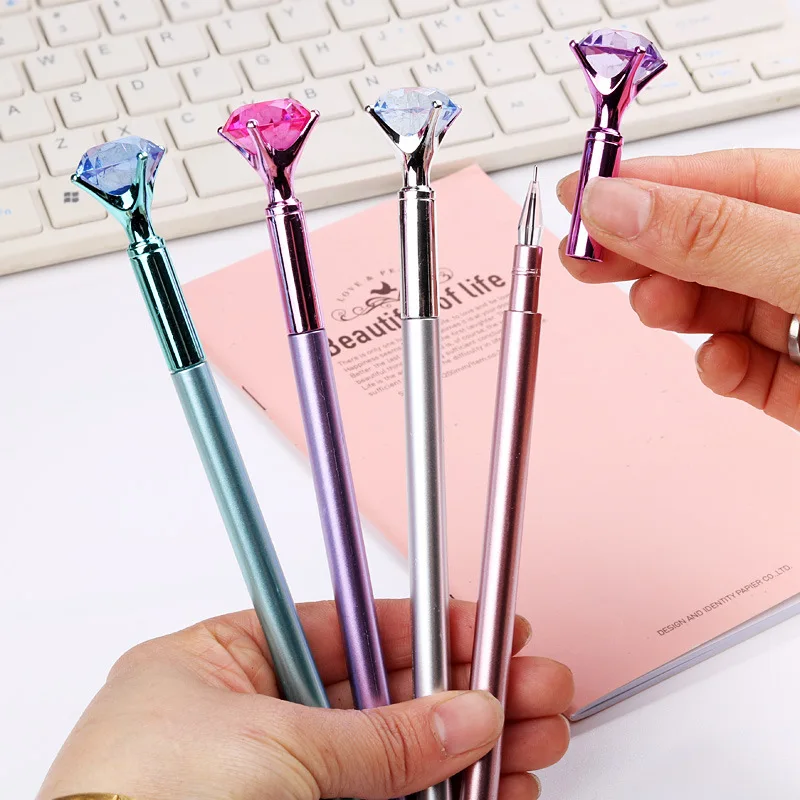 50pcs/lot Creative Fashion Korean Colorful Twinkling Diamond Crystal Gel Pen Unisex Pen Black Ink School Office Girls Gift Pen
50pcs/lot Creative Fashion Korean Colorful Twinkling Diamond Crystal Gel Pen Unisex Pen Black Ink School Office Girls Gift Pen