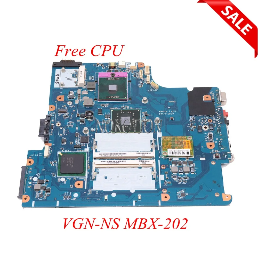 NOKOTION Laptop Motherboard For Sony Vaio VGN-NS Series A1665247A MBX-202 M790 1P-0087500-6011 Main Board DDR2 Free CPU
NOKOTION Laptop Motherboard For Sony Vaio VGN-NS Series A1665247A MBX-202 M790 1P-0087500-6011 Main Board DDR2 Free CPU