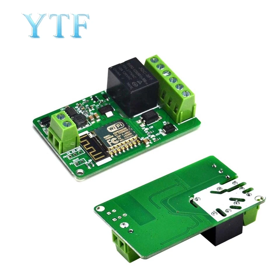 ESP8266 10A 220 в сетевой релейный WIFI модуль вход DC 7 В ~ 30 модули 65x40x20мм|Аксессуары для