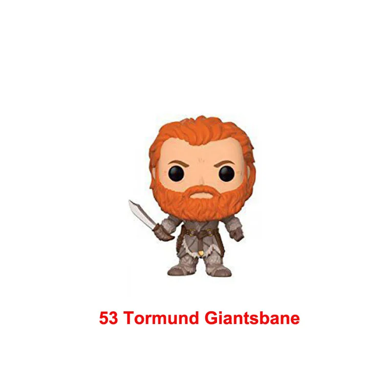 Игра престолов Tormund Giantsbane Виниловая фигурка модель игрушки украшение подарок для