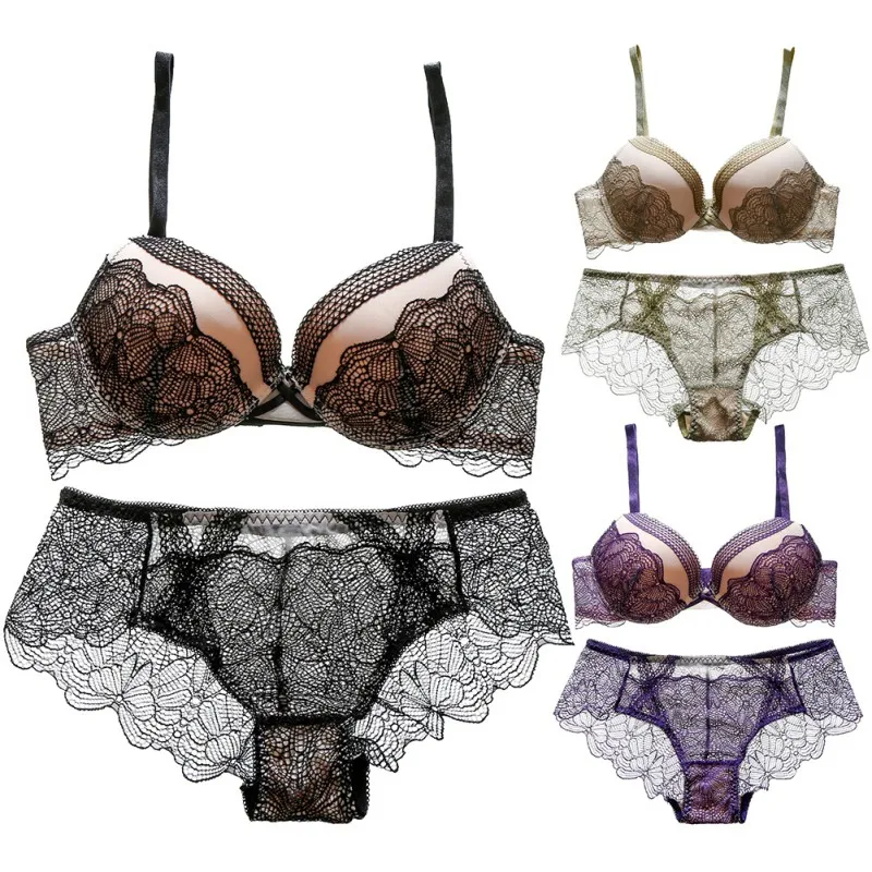 1 Set Women Sexy Lingerie Jacquard Deep V Belt Lace Bra Push Up Underwear Female Buckle Bra Set
1 Set Women Sexy Lingerie Jacquard Deep V Belt Lace Bra Push Up Underwear Female Buckle Bra Set