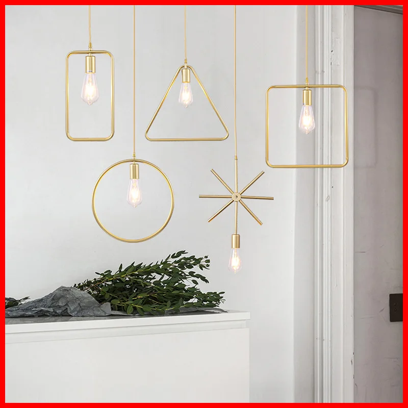 Creative Iron LED Pendant Light Geometry Lamps Loft Living Room Study Restaurant Bar Dining Room led lighting fixture e27 bulbs
Creative Iron LED Pendant Light Geometry Lamps Loft Living Room Study Restaurant Bar Dining Room led lighting fixture e27 bulbs