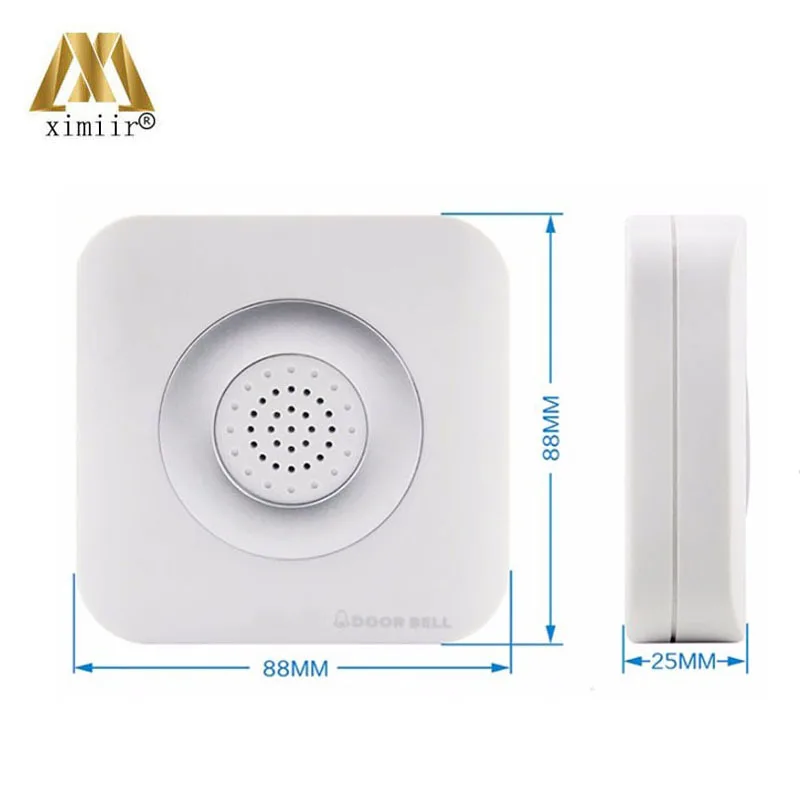 Plastic material wired door bell 12V electronic door bell for access control system HXDB-03
Plastic material wired door bell 12V electronic door bell for access control system HXDB-03