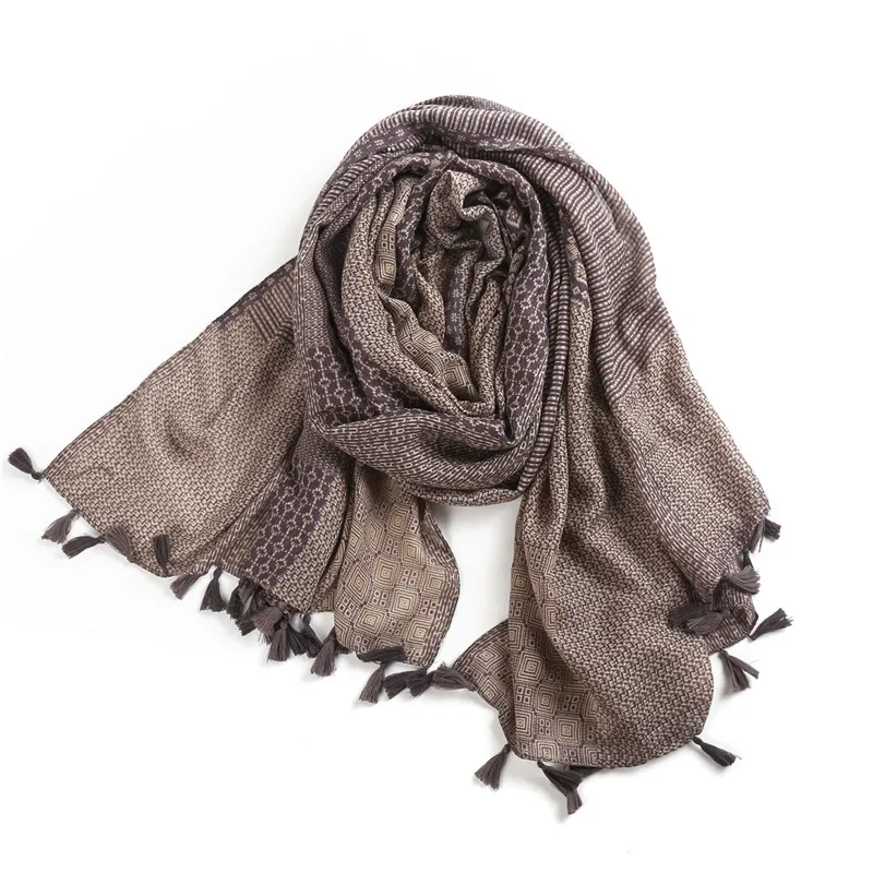 2018 Women Scarf Luxury Brand Print Neckerchief Autumn Scarves Winter Foulard Warm Pashmina Cotton Linen Shawls Wraps 190*90CM
2018 Women Scarf Luxury Brand Print Neckerchief Autumn Scarves Winter Foulard Warm Pashmina Cotton Linen Shawls Wraps 190*90CM