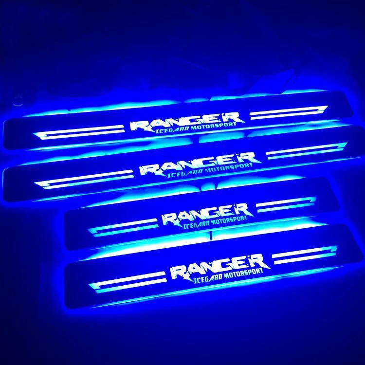 Qirun acrylic led moving door scuff welcome light pathway lamp door sill plate linings for Ford Ranger 2014 2015 2016
Qirun acrylic led moving door scuff welcome light pathway lamp door sill plate linings for Ford Ranger 2014 2015 2016