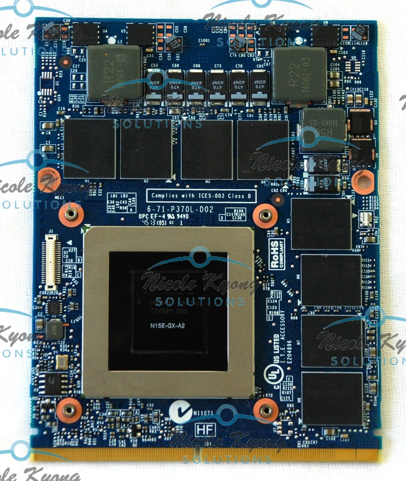 Графическая видеокарта VGA GTX880M, 8 ГБ, GDDR5 для Clevo P151SM, P150SM, P170SM, P177SM, Женская строчка, модель P570SM
Графическая видеокарта VGA GTX880M, 8 ГБ, GDDR5 для Clevo P151SM, P150SM, P170SM, P177SM, Женская строчка, модель P570SM