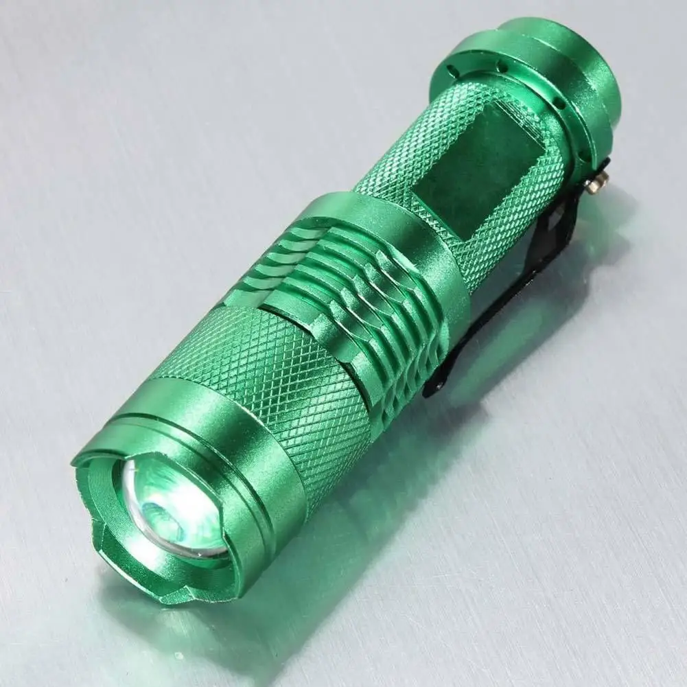 2pcs High Quality Mini 245LM Waterproof CREE Q5 LED Flashlight 3 Modes Zoomable Torch Lamp Light Lanterna Led Lighting Linternas
2pcs High Quality Mini 245LM Waterproof CREE Q5 LED Flashlight 3 Modes Zoomable Torch Lamp Light Lanterna Led Lighting Linternas