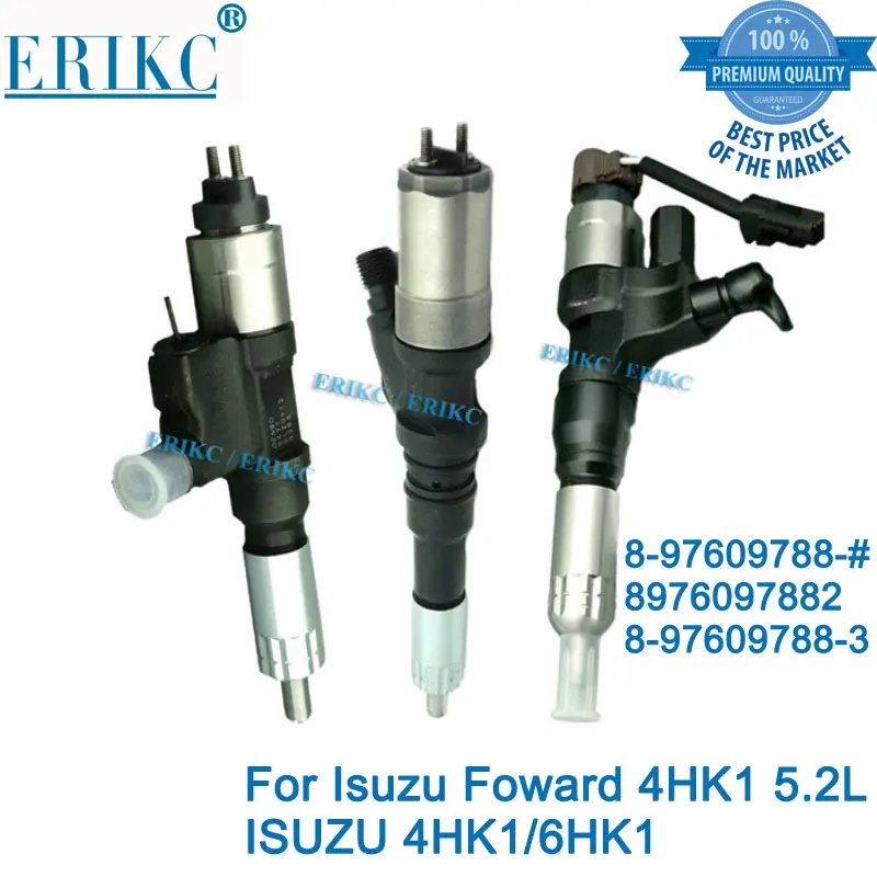 

ERIKC Auto Diesel Engine Nozzle 6362 Common Rail Injection 095000-6362 Fuel Oil Injector 0950006362 for Isuzu Foward 4HK1 5.2L